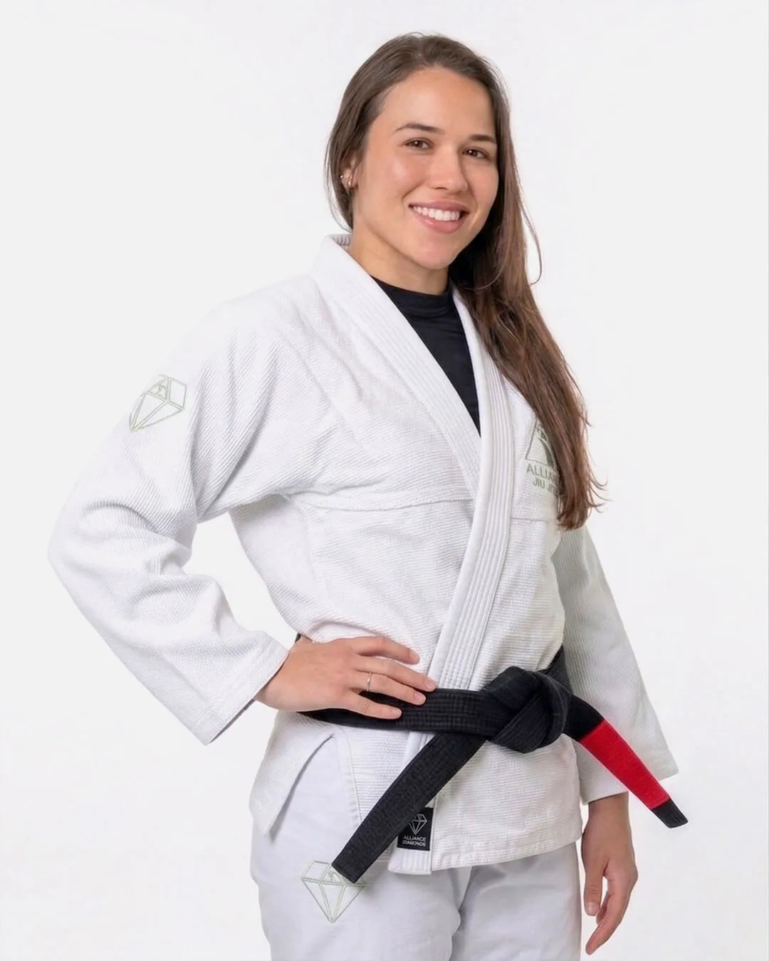 Diamonds Alliance Jiu Jitsu White Kimono - Women